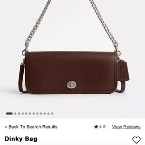Coach Brown Dinky Bag